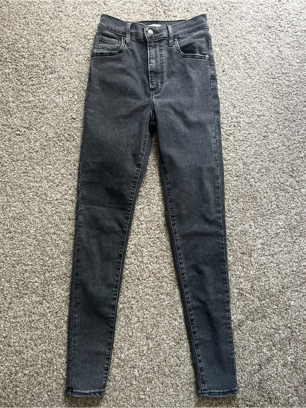 Levi's Black Skinny High-Rise Jeans